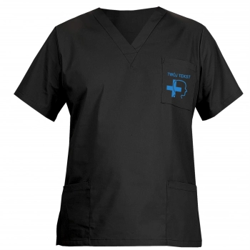 Bluza medyczna 8 kolorów do wyboru z grafiką "Health Mind" + twój tekst